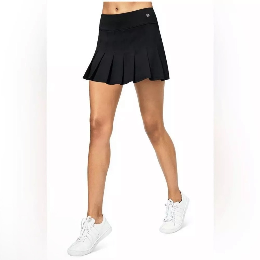 EleVen by Venus Williams Black Pleated Skort